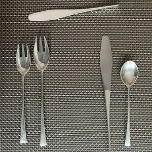 Tjorn by Dansk Sterling Silver Flatware Place Setting - MCM made in Denmark